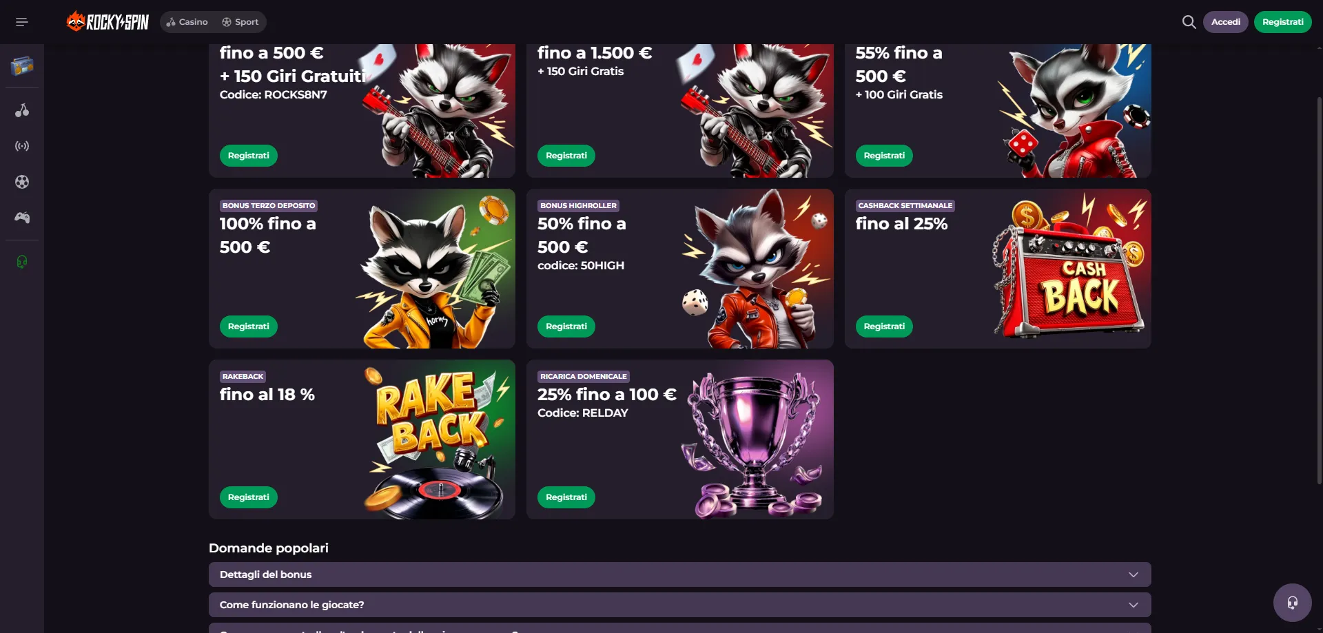 RockySpin gamification in tempo reale tornei e premi fedeltà